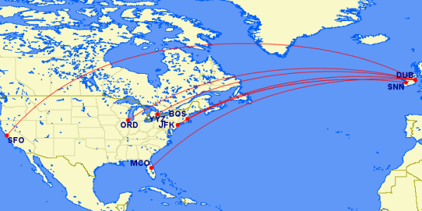 EI flies to a lot of hubs that UA, AC and AA/US have good access to. From there, continue on a partner into the continent or hop easyJet or Ryanair to vacation destinations.