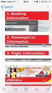 screenshot reservation