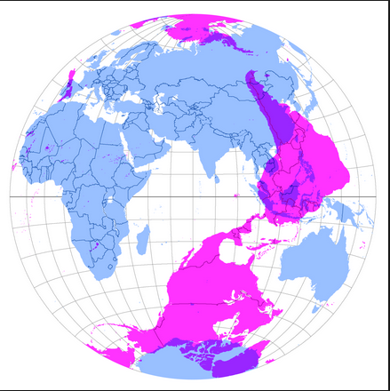 Here's a handy map that shows you the antipodes for everywhere on Earth. South America and East Asia overlap pretty nicely, as do New Zealand and Spain.