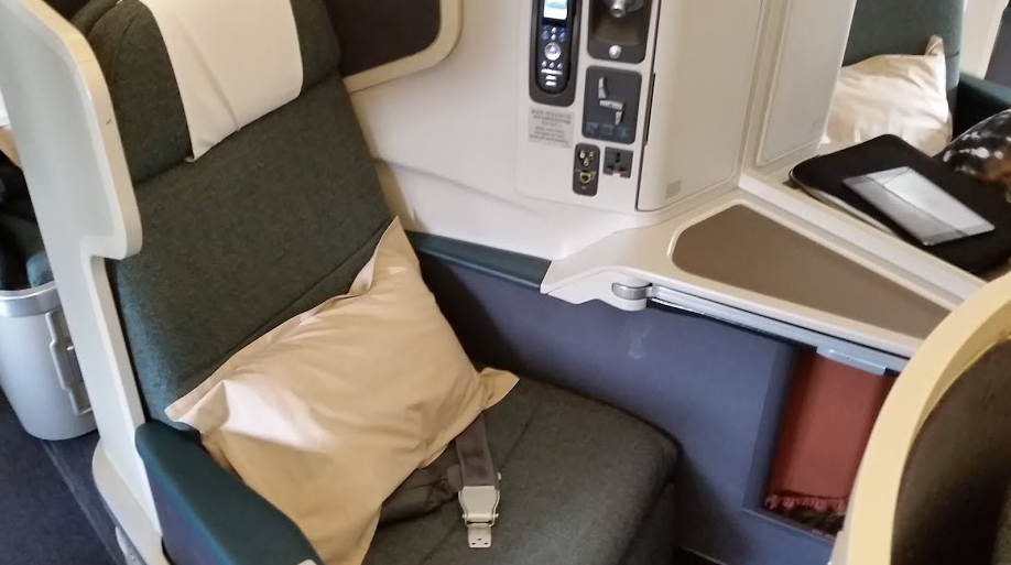Cathay Pacific business class