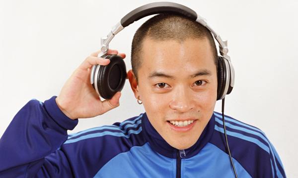 Wearing headphones allows you to be upbeat and engage on your terms. "Nope, I don't want to buy a toy, but have a great day!"