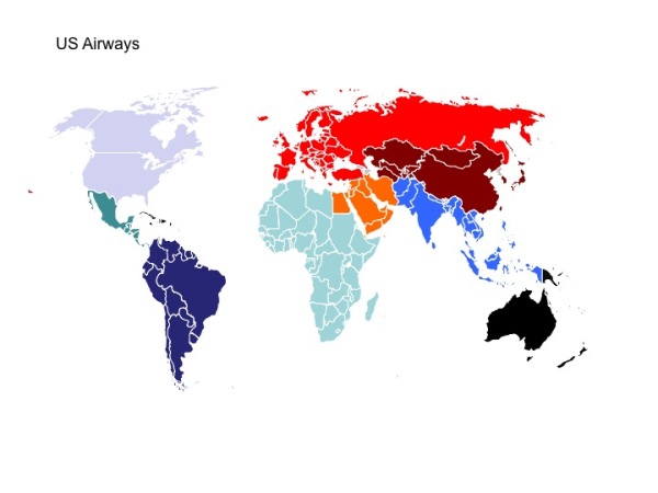 I am going to miss this chart next year. Large regions, flexible routing rules. India is part of Southeast Asia and South America is one region