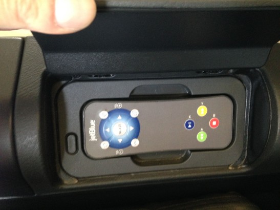 Jetblue IFE controls