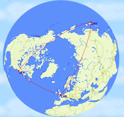 Because this wouldn't get old fast - Photo courtesy of gcmap.com