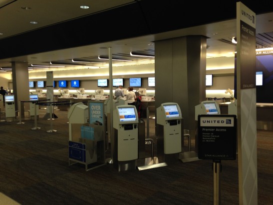UA SFO check in